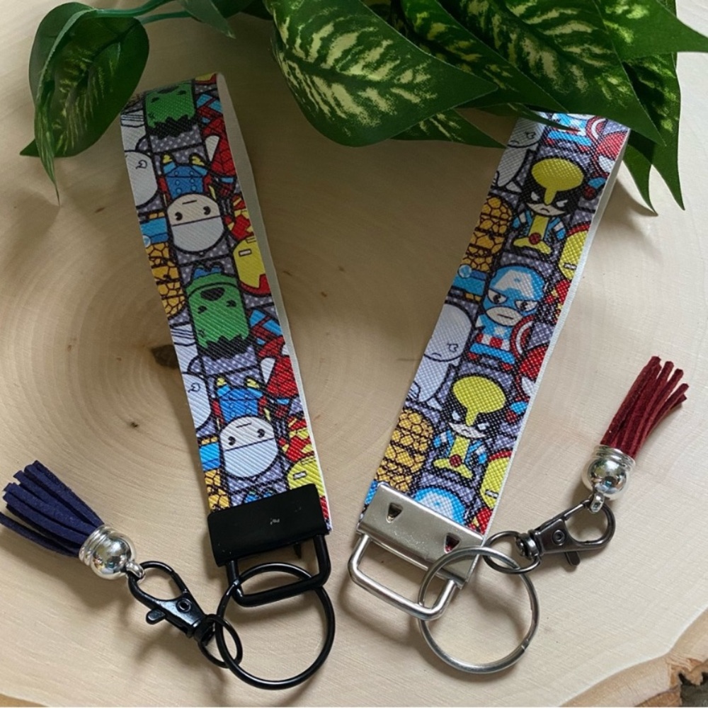 Marvel Superhero’s Design Keychain Wristlet (price is for 1)